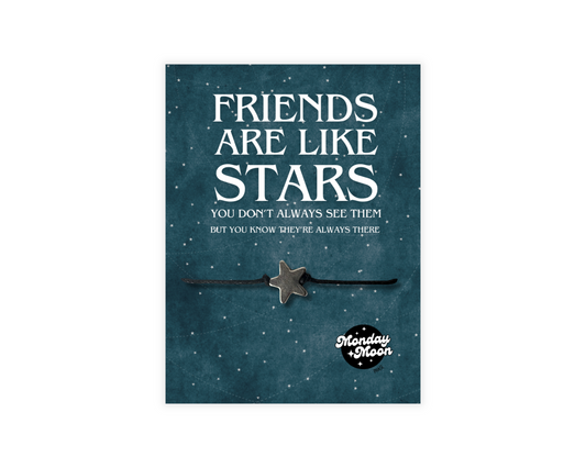 Friends are Like Stars Wish Bracelet image 0