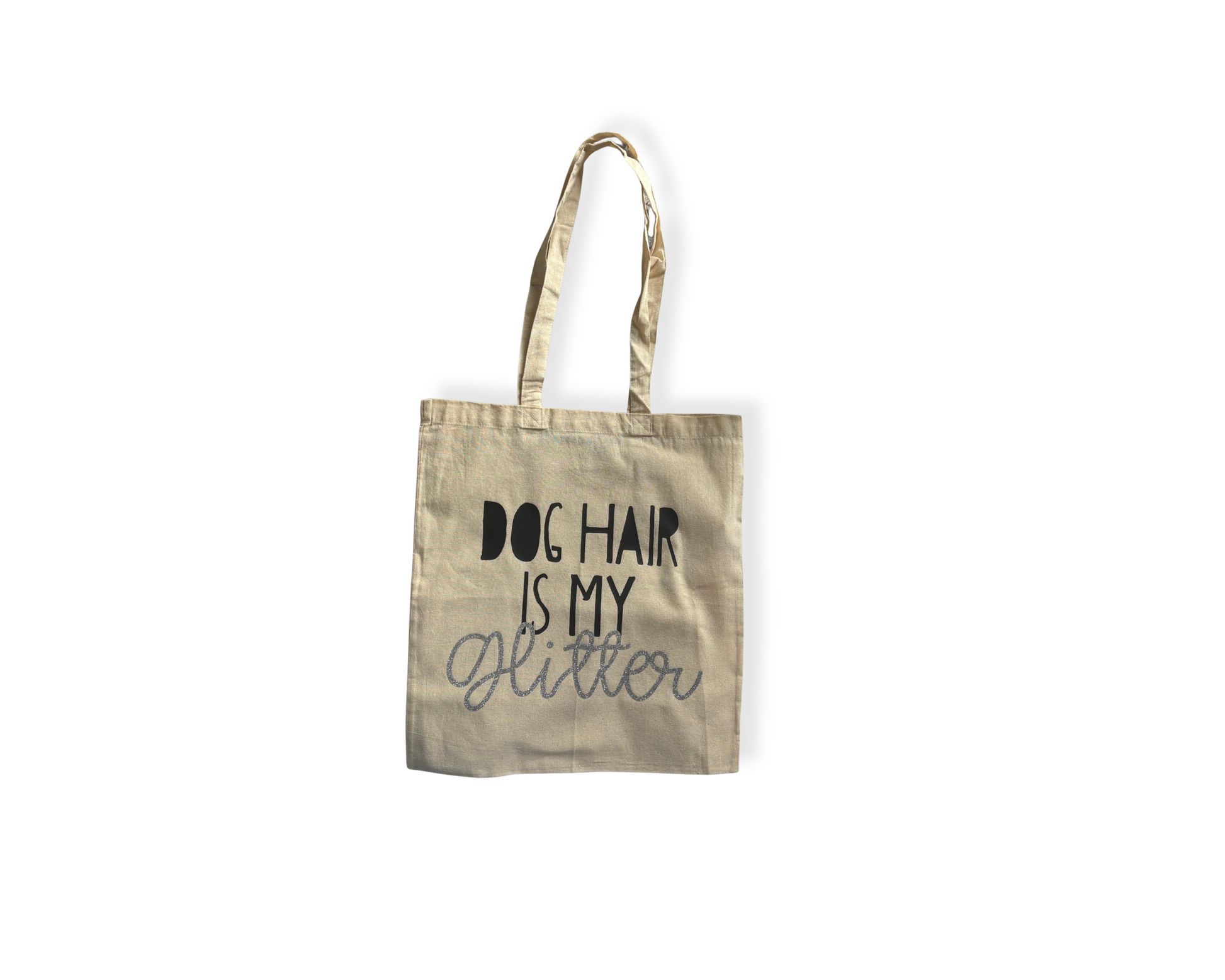 Dog Hair is my Glitter Tote Bag image 0