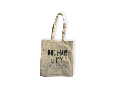 Dog Hair is my Glitter Tote Bag image 0